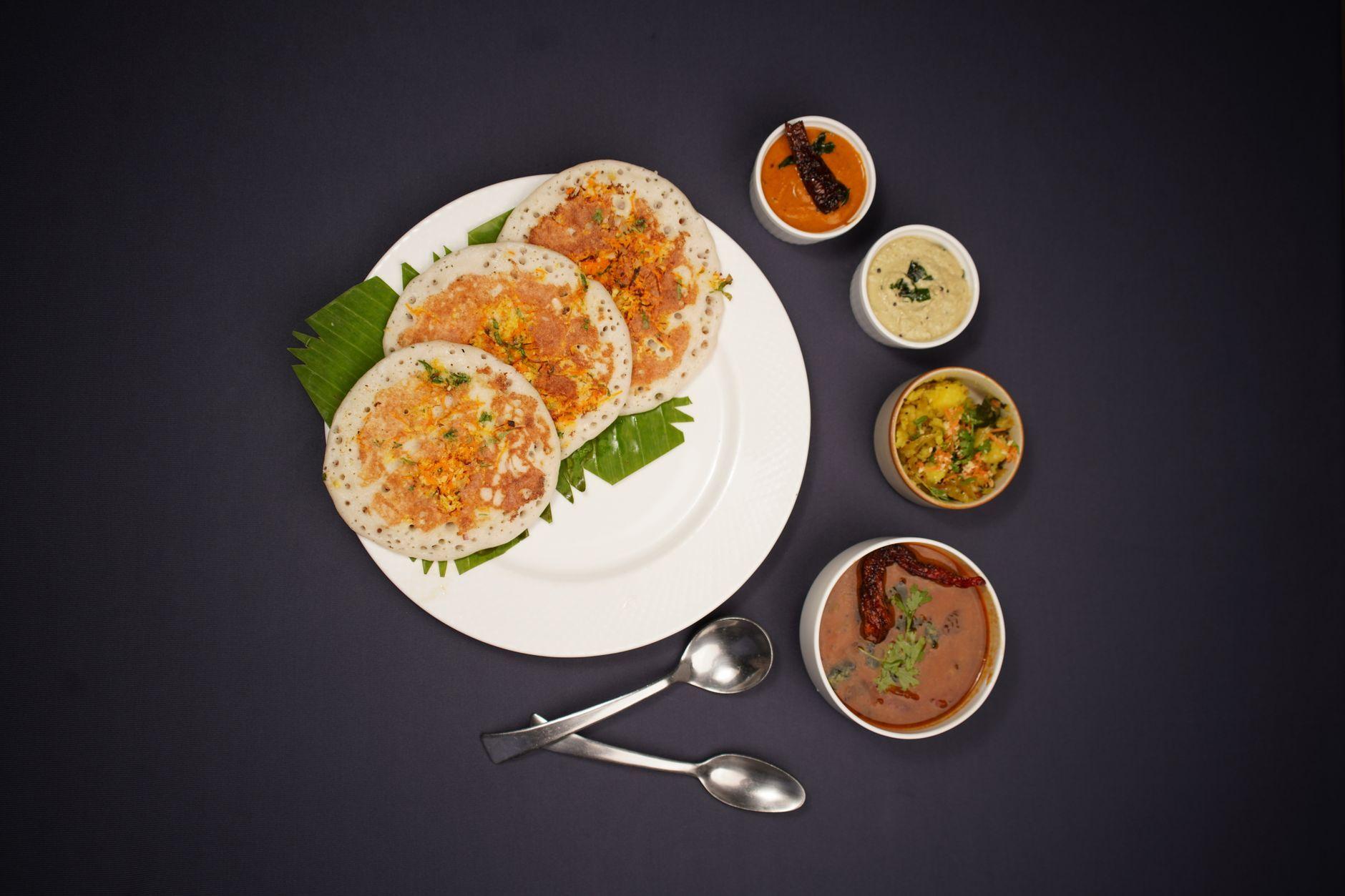 Kerala Appam with Vegetable Stew